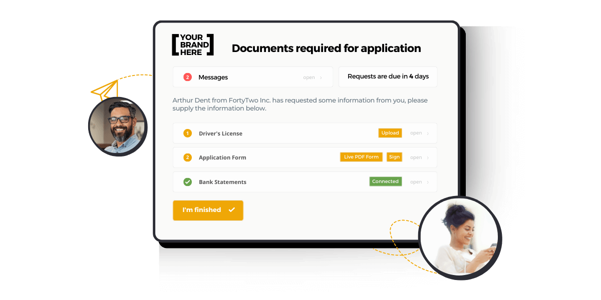 Document Collection for Applications | FileInvite PortalTM