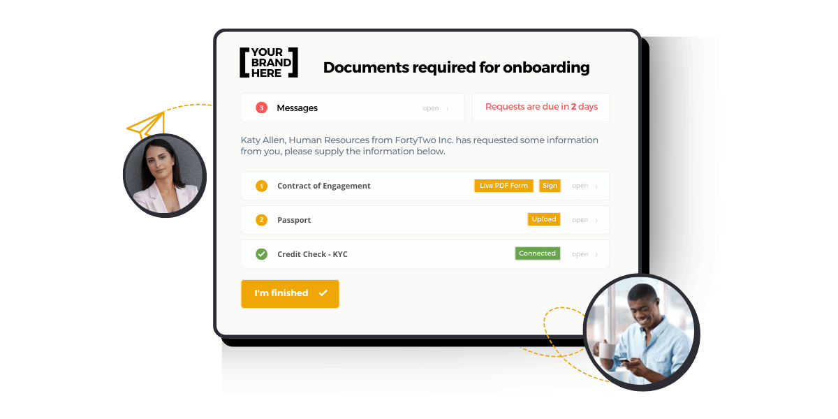 Document Collection for Onboarding - FileInvite Portal™