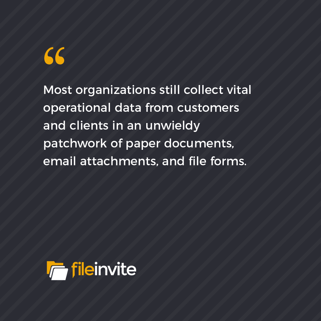 Quote - Most organizations still collect data from customers