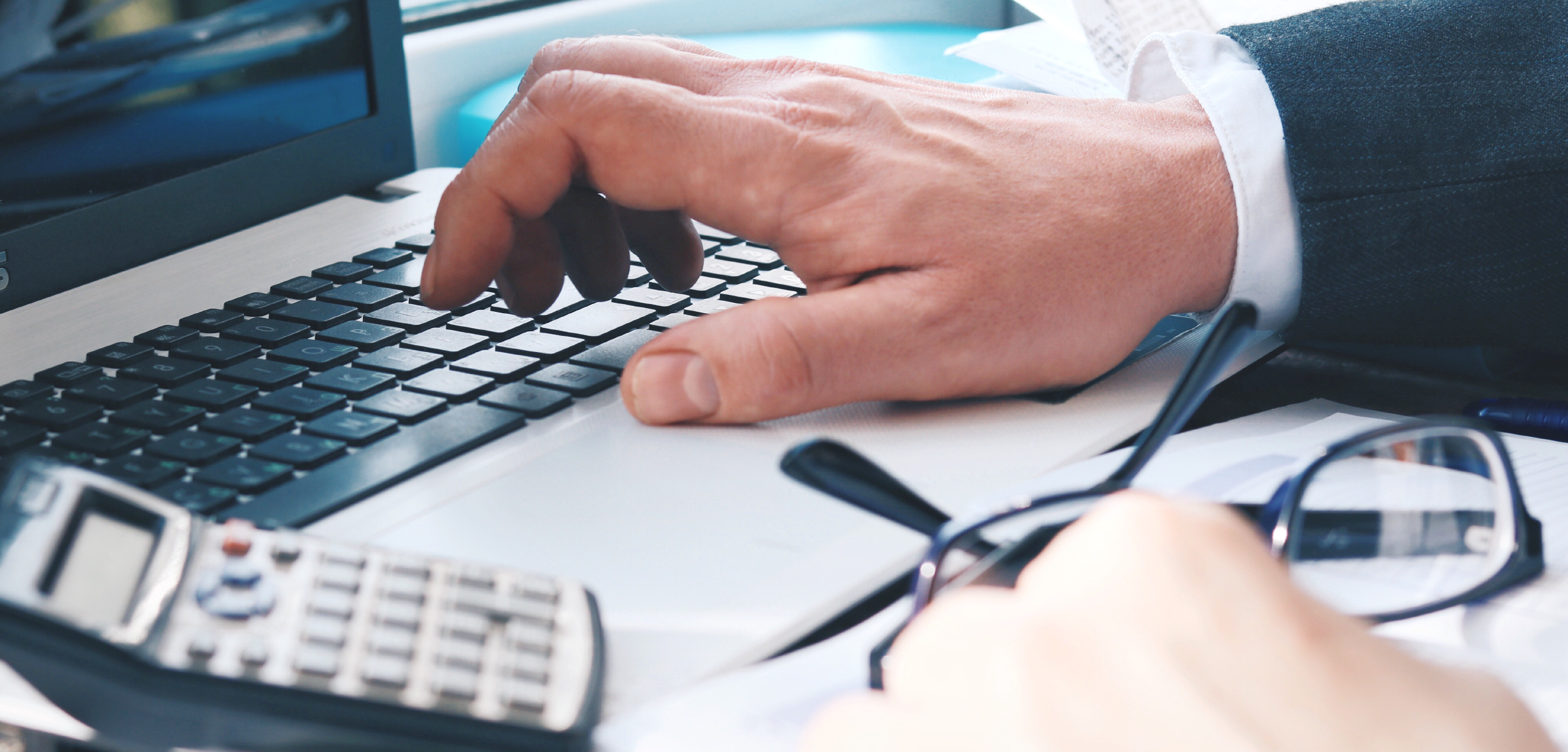 Person typing into a document automation platform